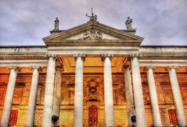 The Irish Houses of Parliament in Dublin